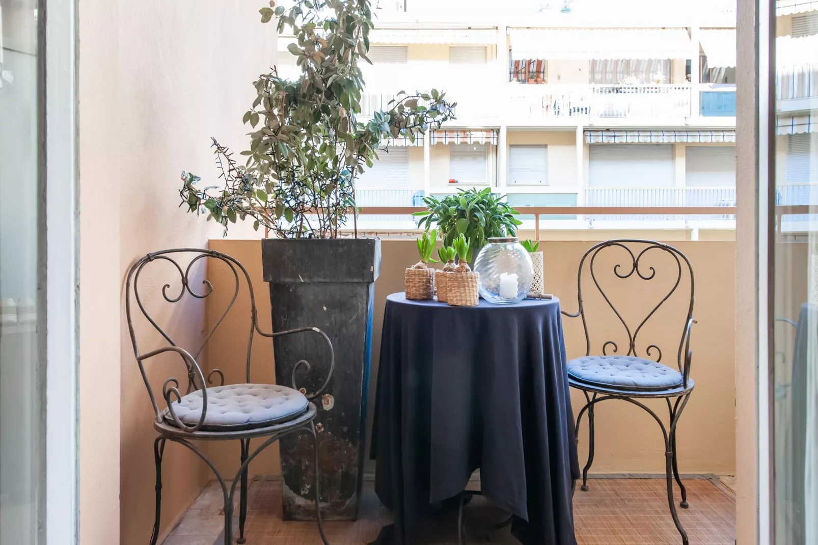 Charme à Menton-Terrasbalkon