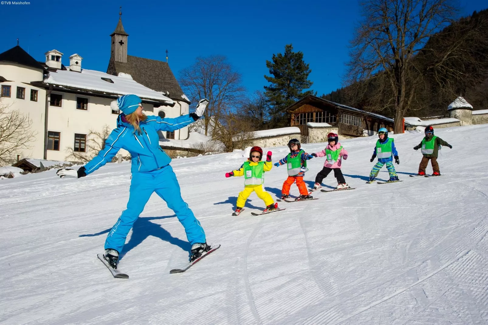 Haus Wagner-Gebied winter 1km