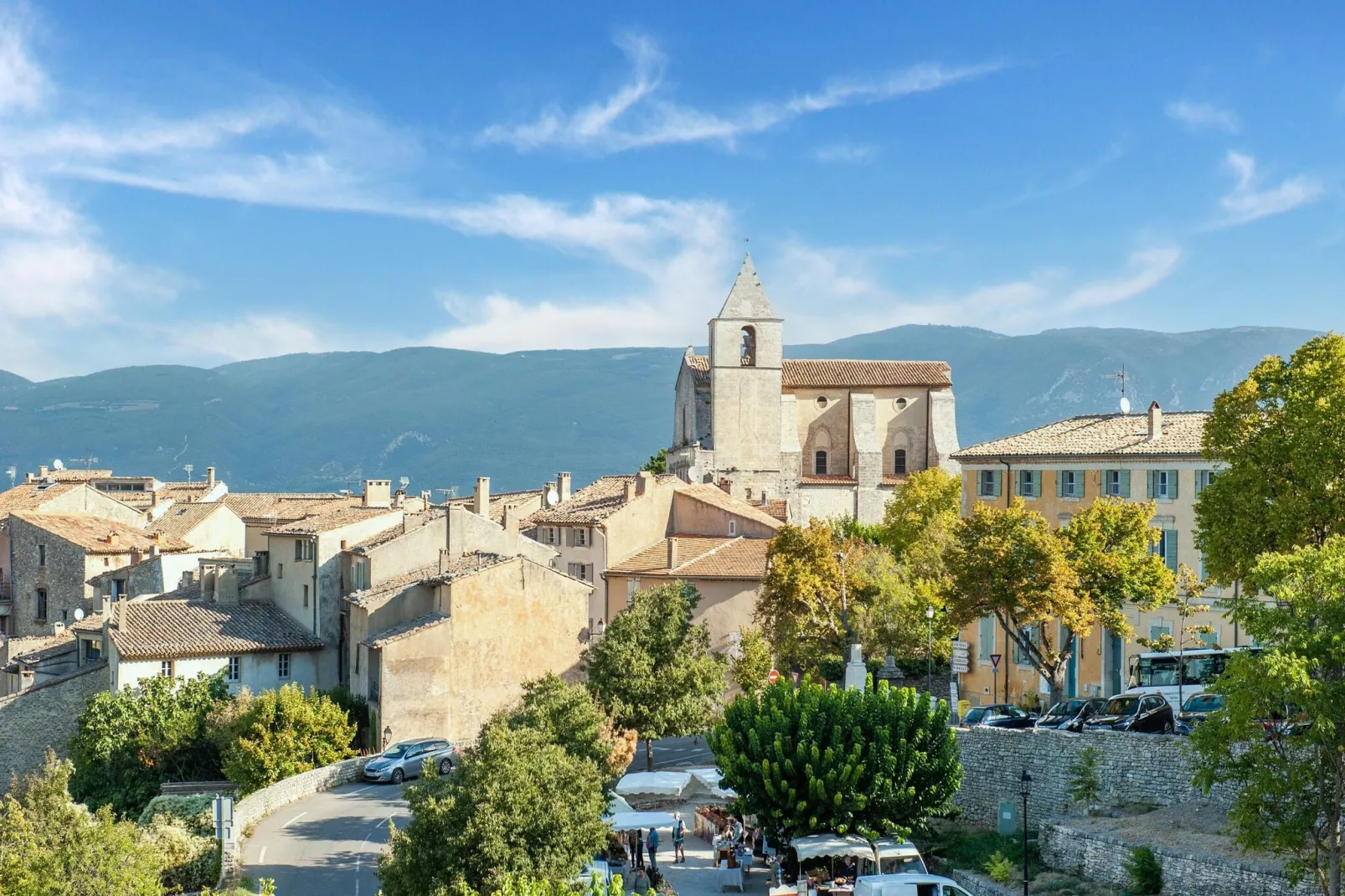 Luberon-Gebieden zomer 5km