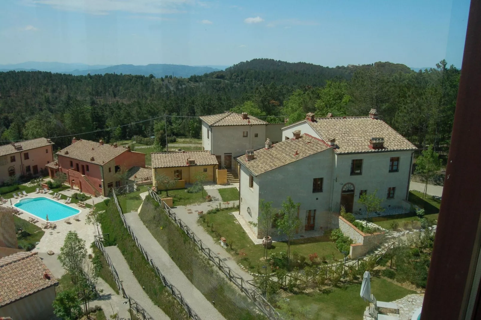 Il Torrino del Borgo-Uitzicht zomer