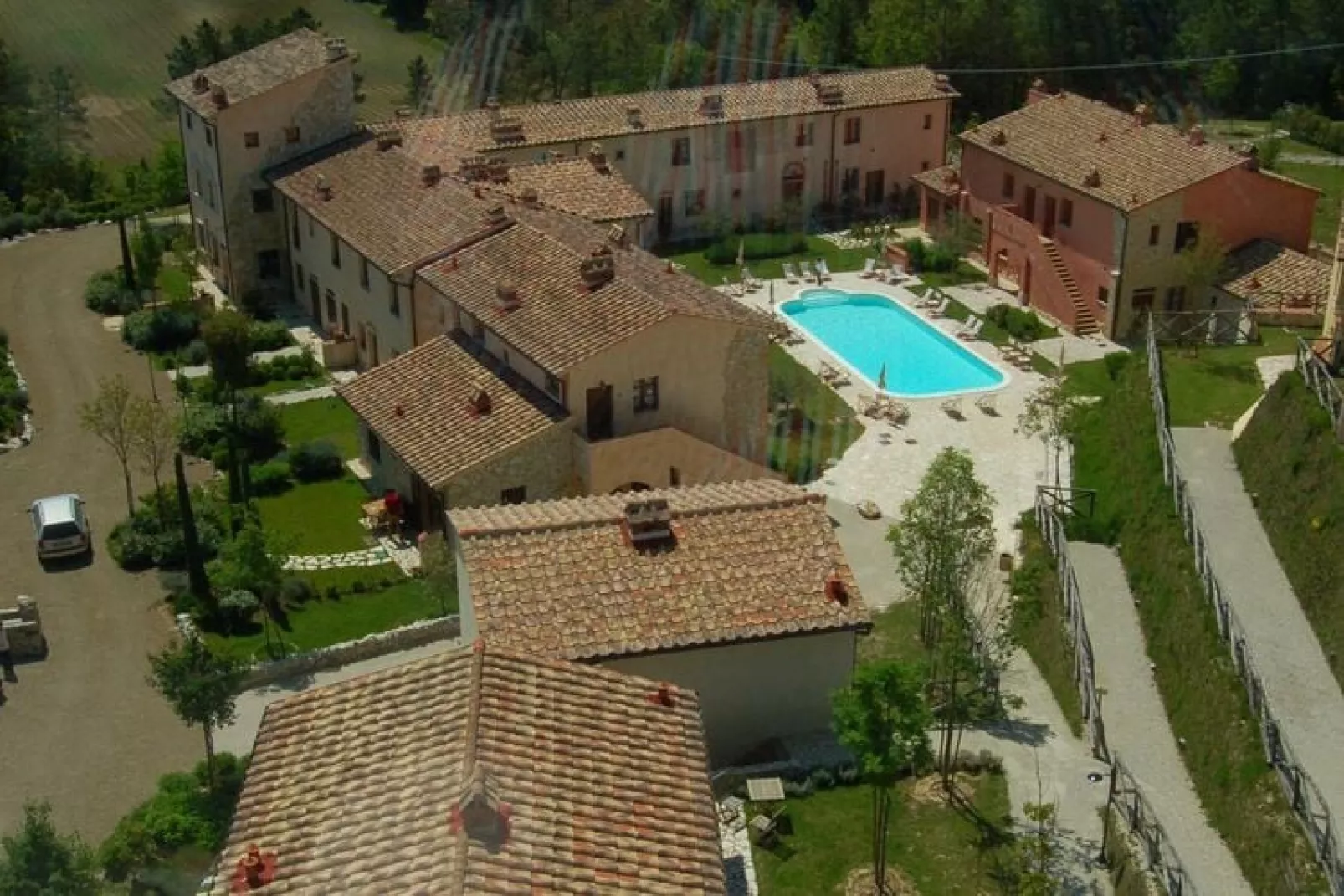 Il Torrino del Borgo-Gebieden zomer 1km