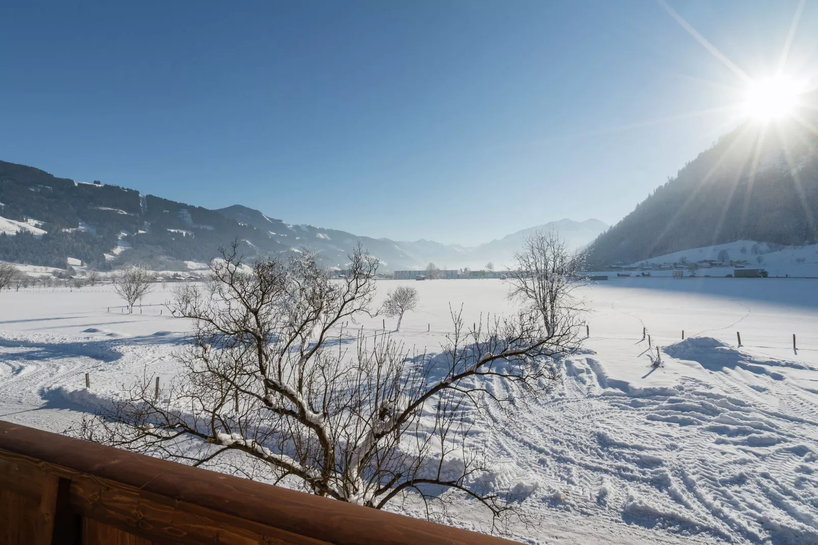 Sinnlehen Winter-Uitzicht winter