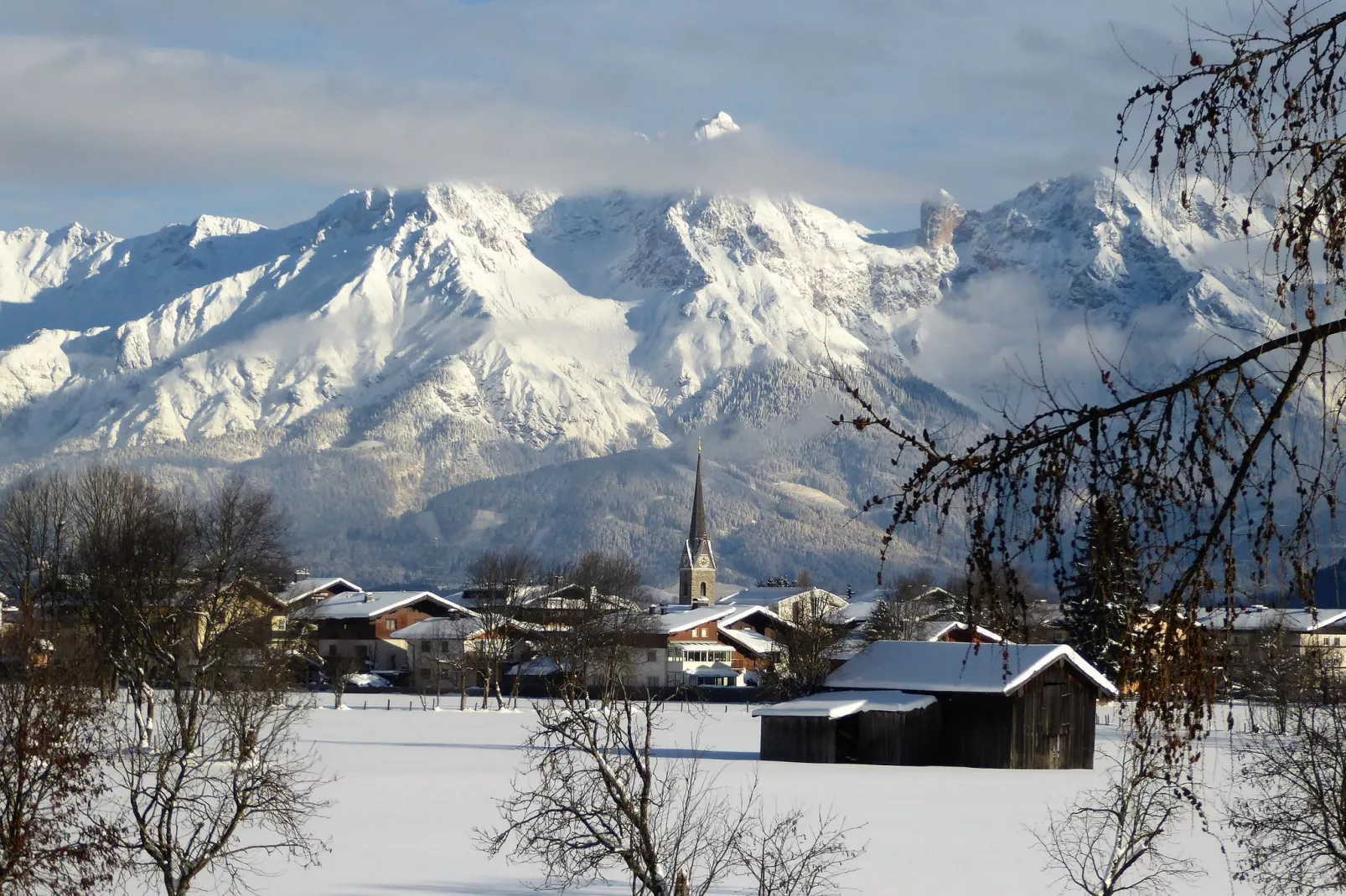 Sinnlehen Winter-Uitzicht winter