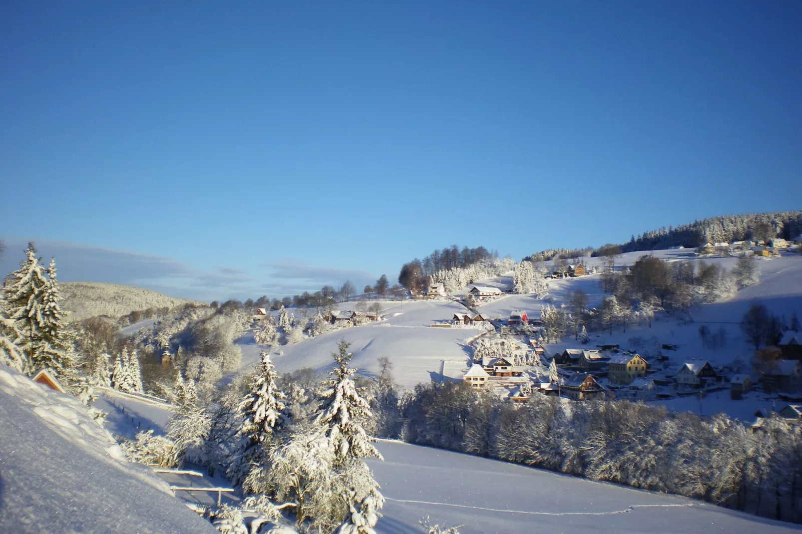 Im Erzgebirge-Exterieur winter