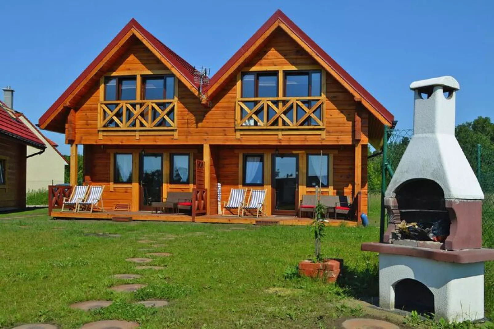 Semi-detached house, Niechorze-72 qm, 6 Pers.-Buitenkant zomer