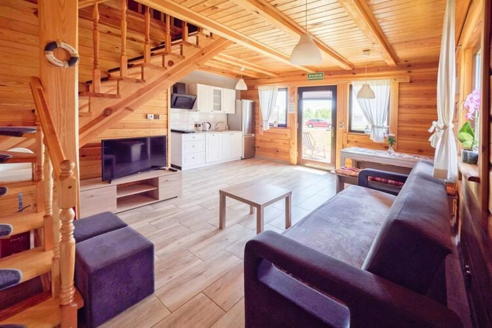 Semi-detached house, Niechorze-72 qm, 6 Pers.-Woonkamer