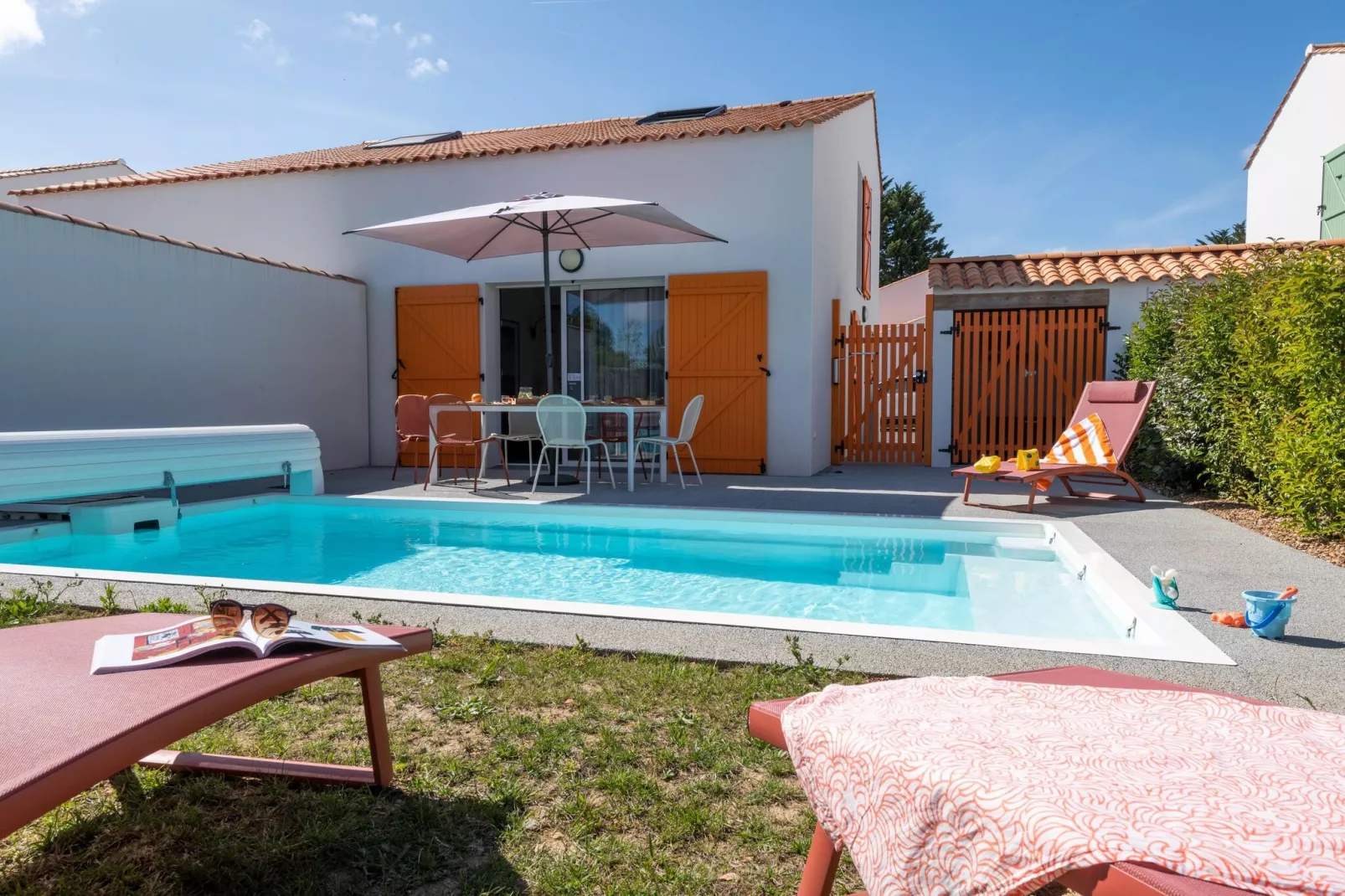 Residence Les Villas d'Olonne Les Sables d'Olonne   Maison 6 Standard 3 chambes - duplex - piscine individuelle-Buitenkant zomer