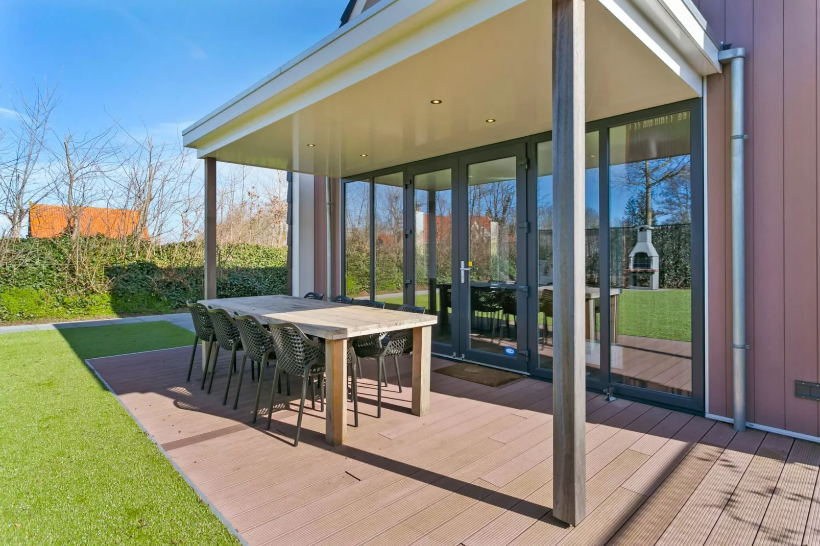 Villa IJsvogel met jacuzzi kosten voor gebruik-Terrasbalkon