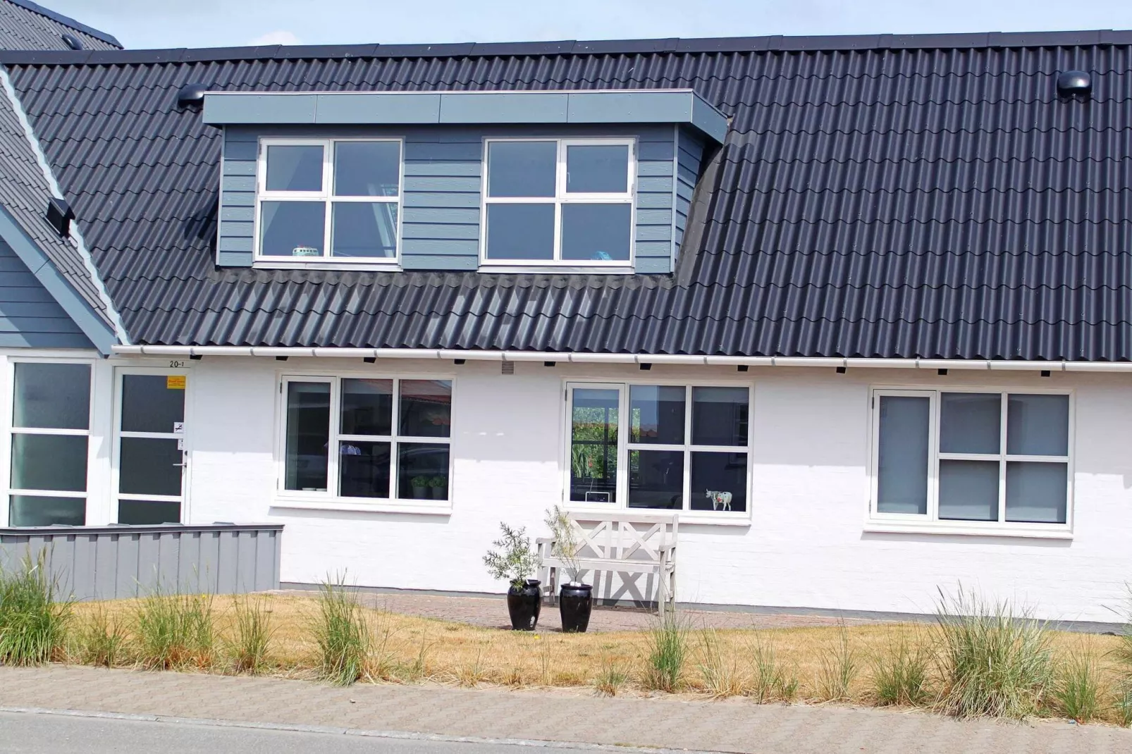 Modern vakantiehuis in Jutland met zeezicht