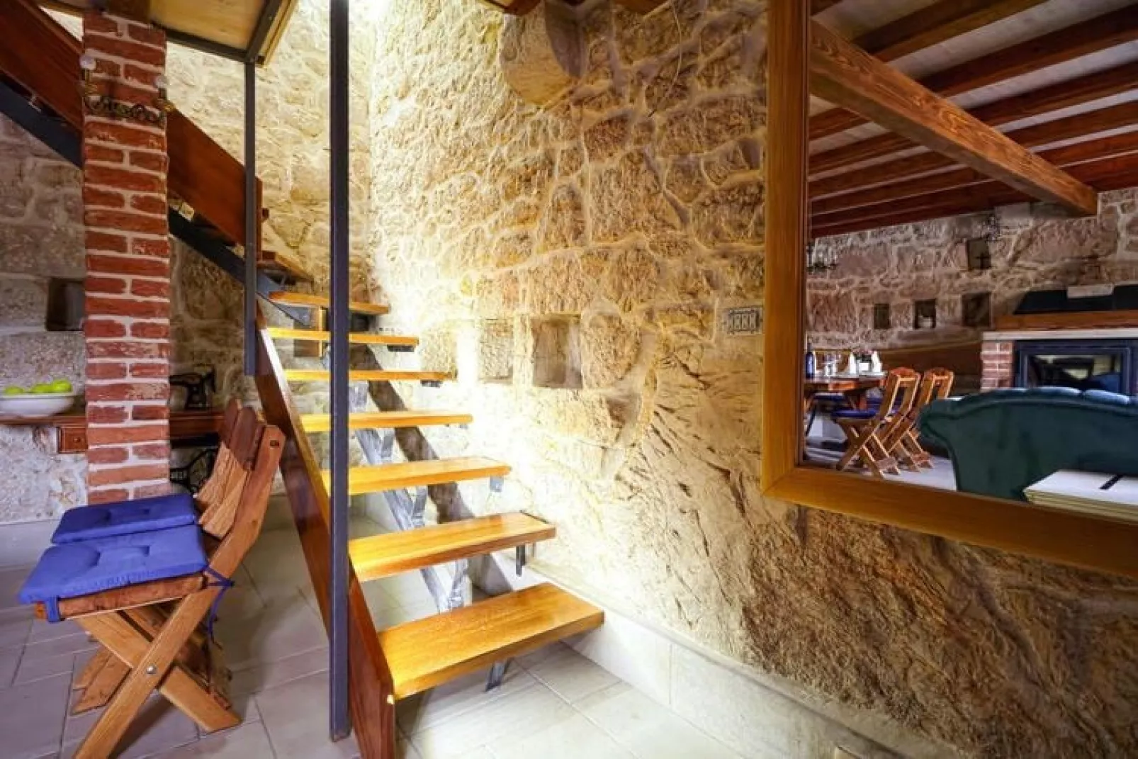 Holiday home in Župa Srednja near Makarska - Villa Mons-Woonkamer