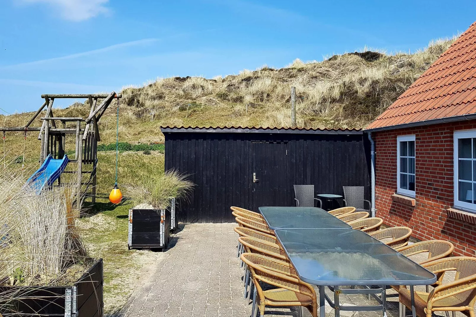 14 persoons vakantie huis in Fanø-Uitzicht