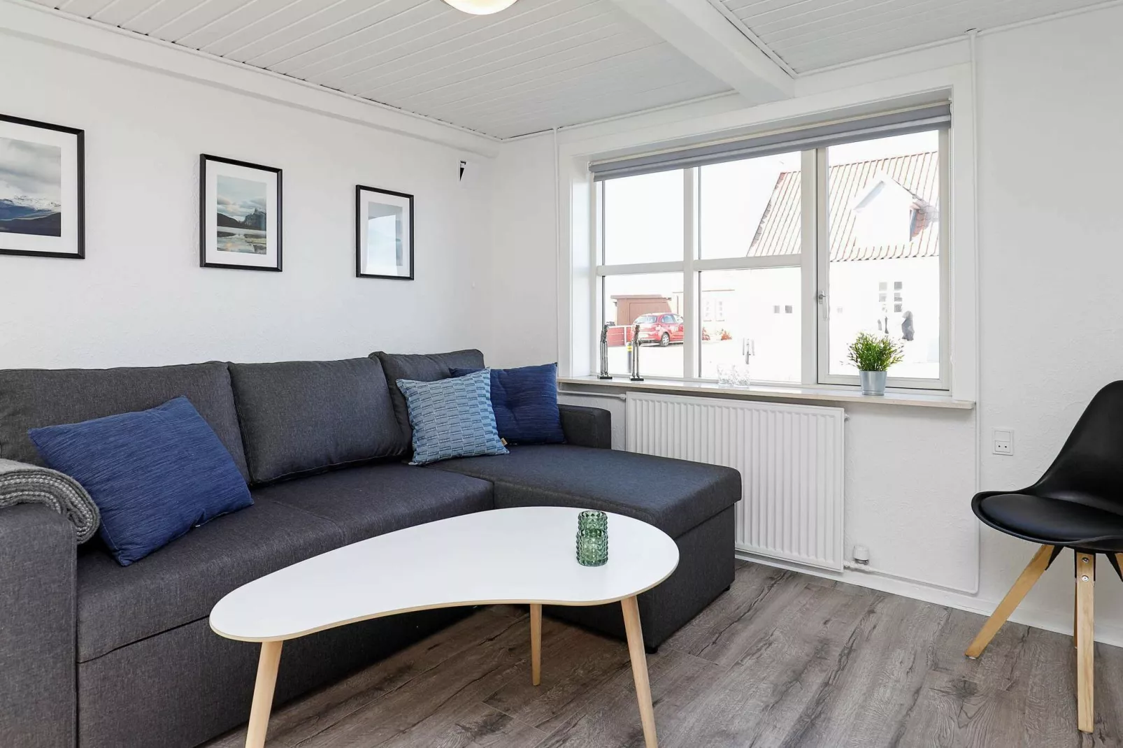 Modern vakantiehuis in Jutland met zeezicht-Binnen
