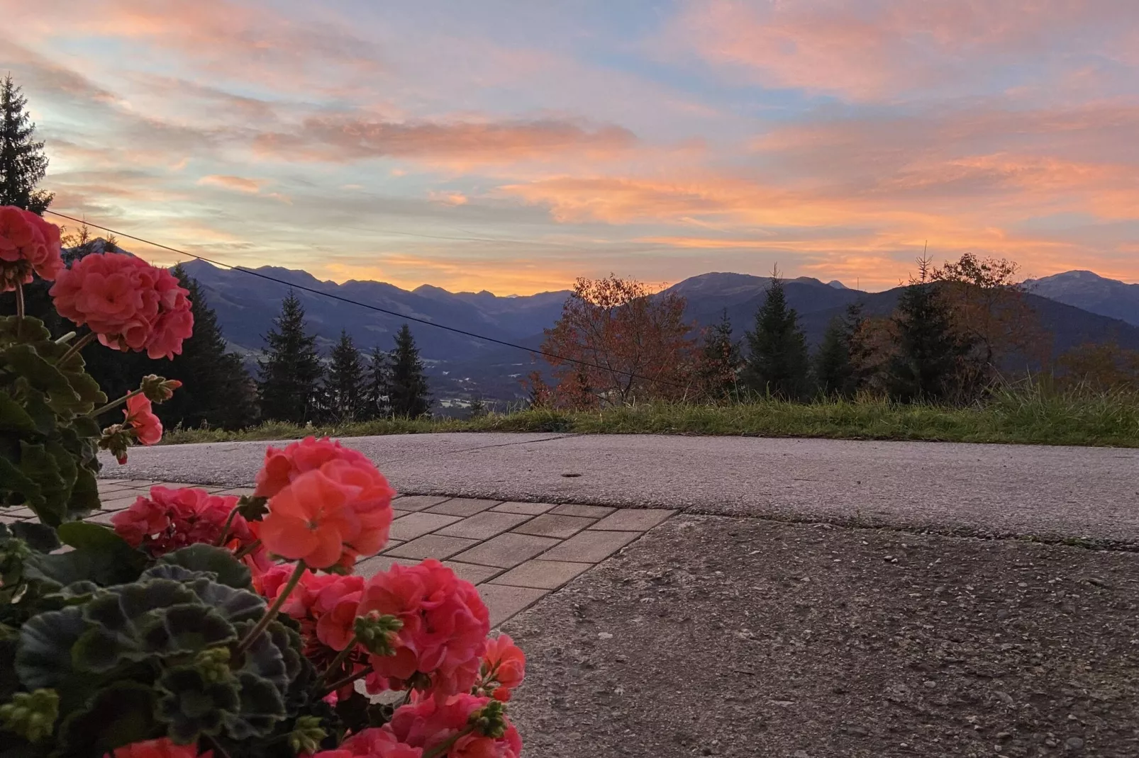 Chalet Hohe Salve-Uitzicht zomer