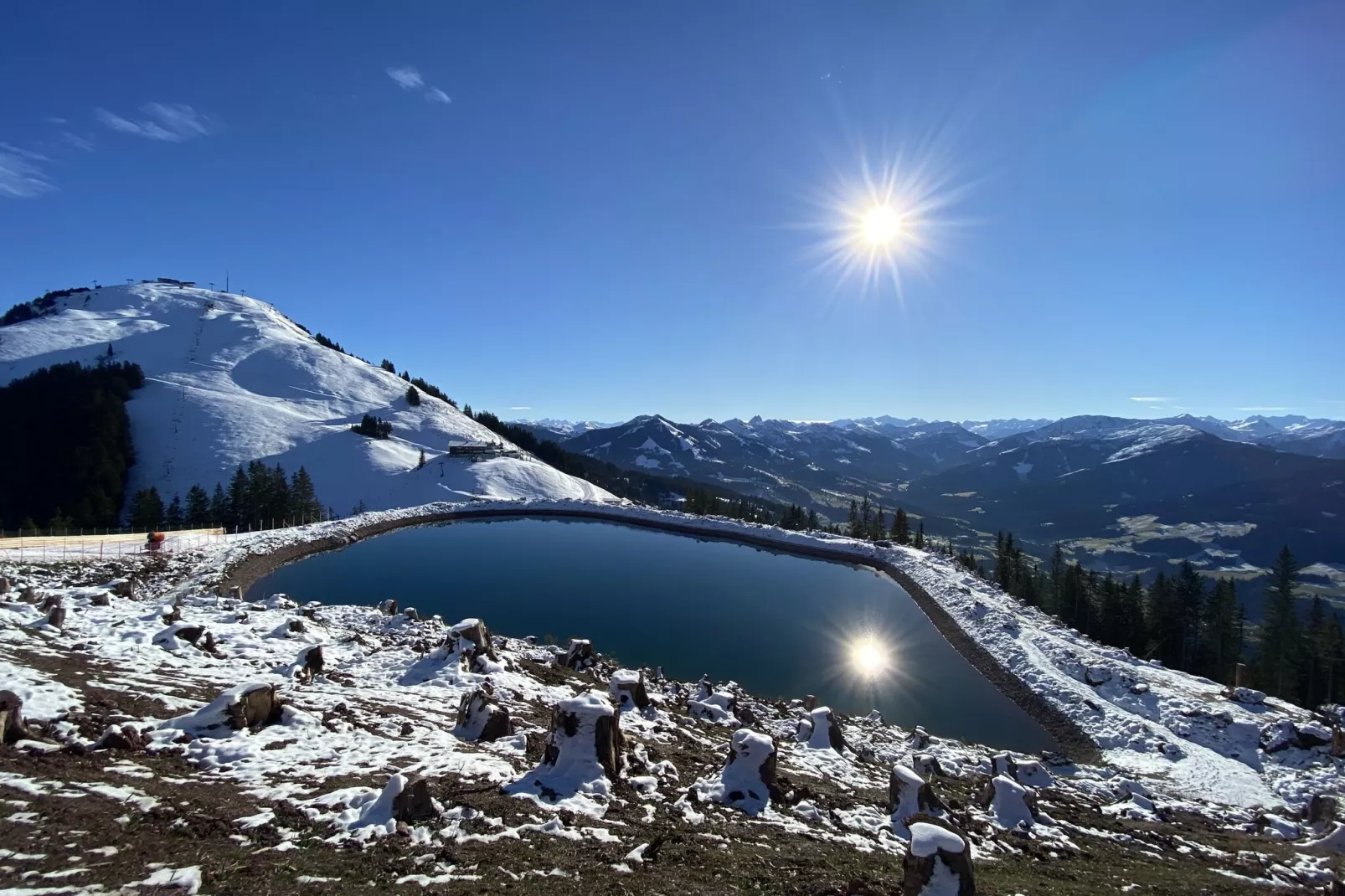 Chalet Hohe Salve-Gebied winter 5km