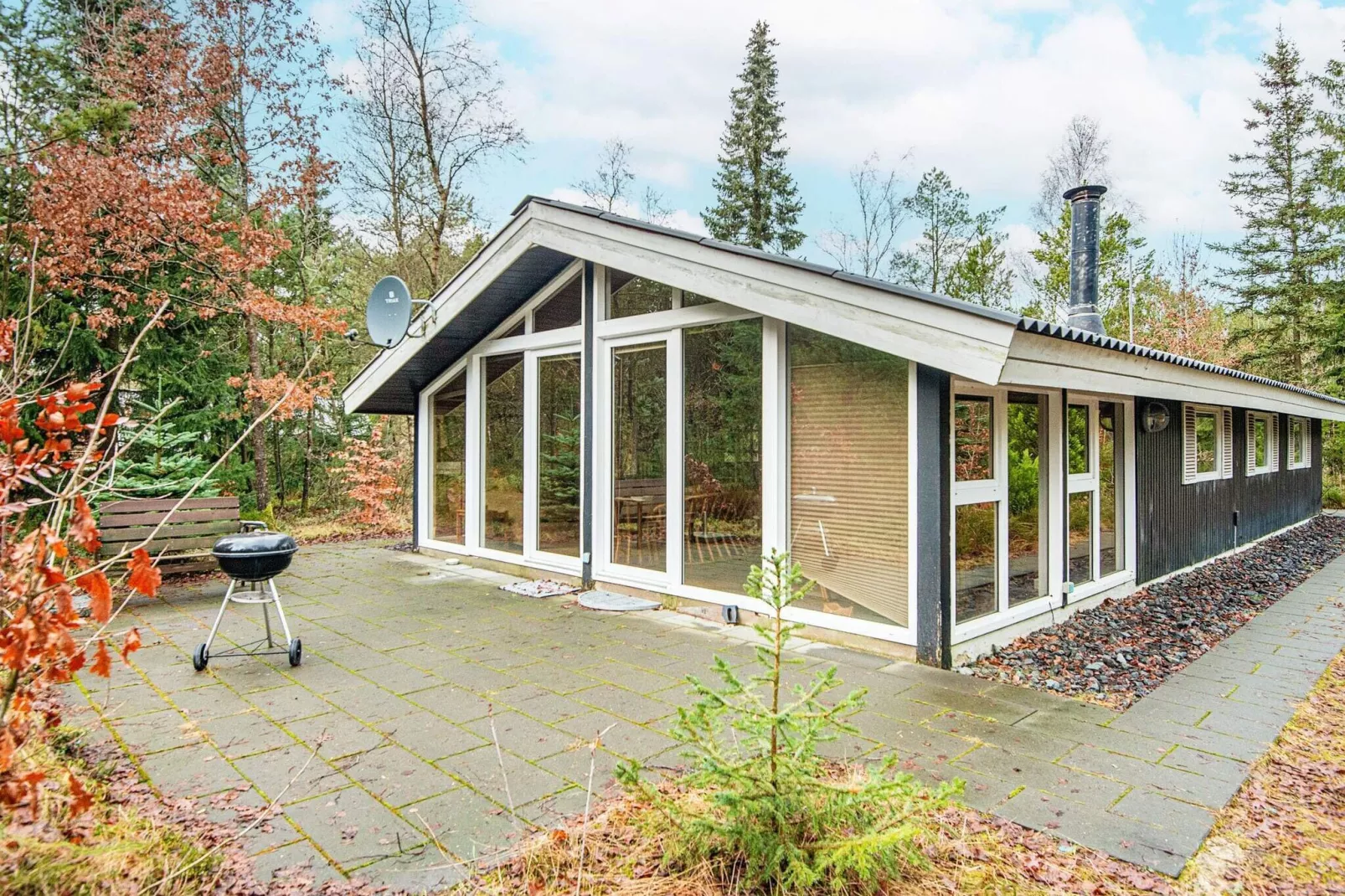 Gezellig plattelandshuis in Herning midden in het bos-Uitzicht