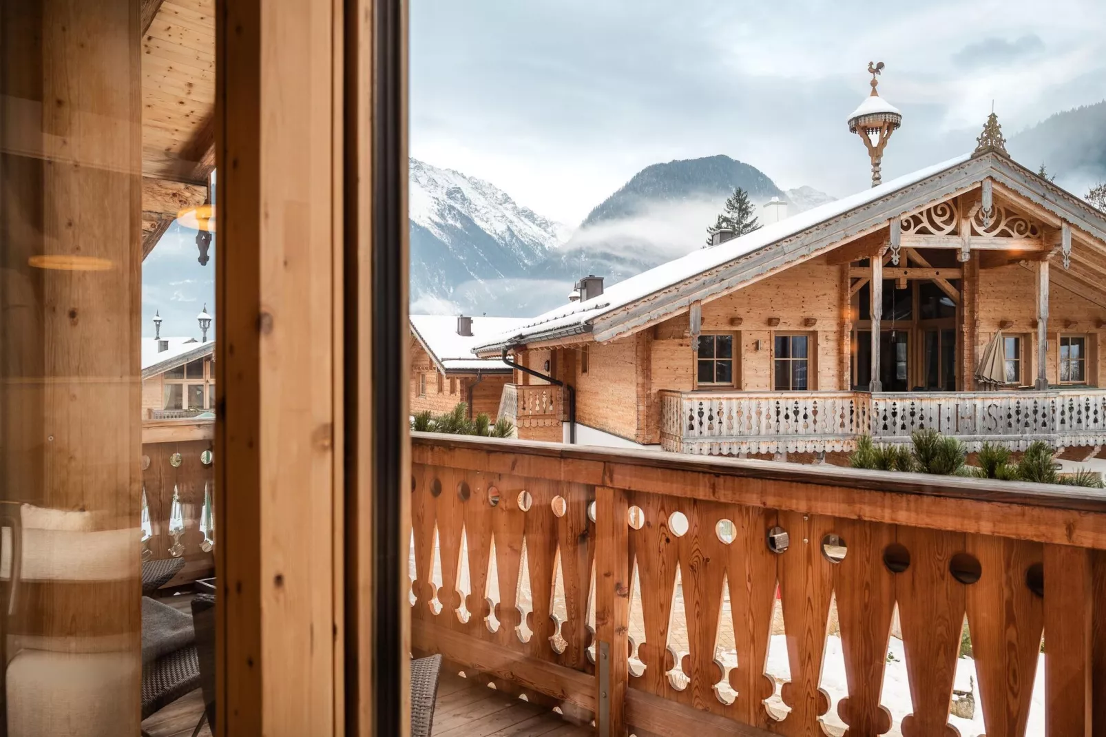 AlpenPura - Chalet Steinbock-Uitzicht winter