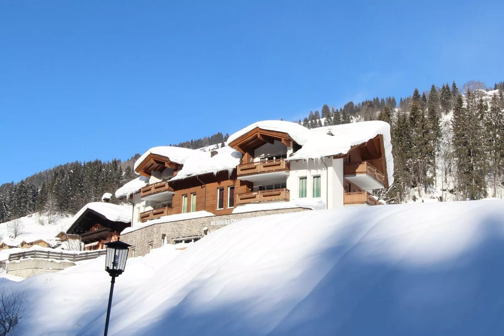 Apartment Residenz Drei Berge-Exterieur winter