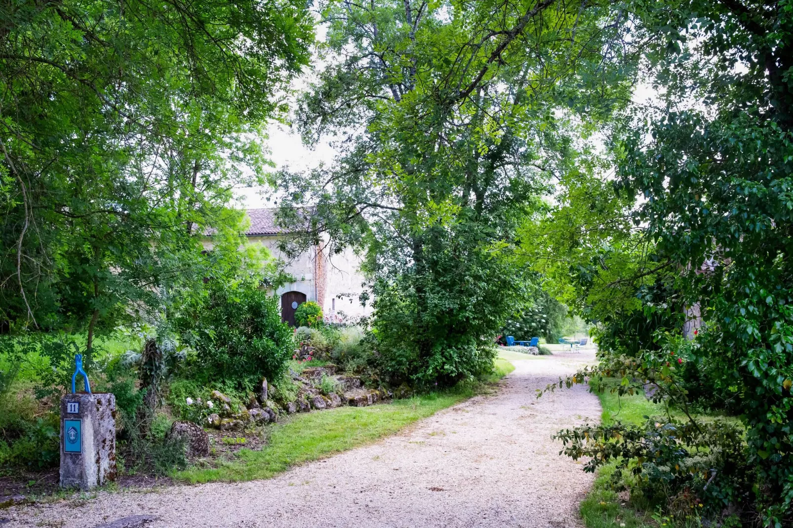 Domaine de Geneviève des Vignes-Gebieden zomer 1km