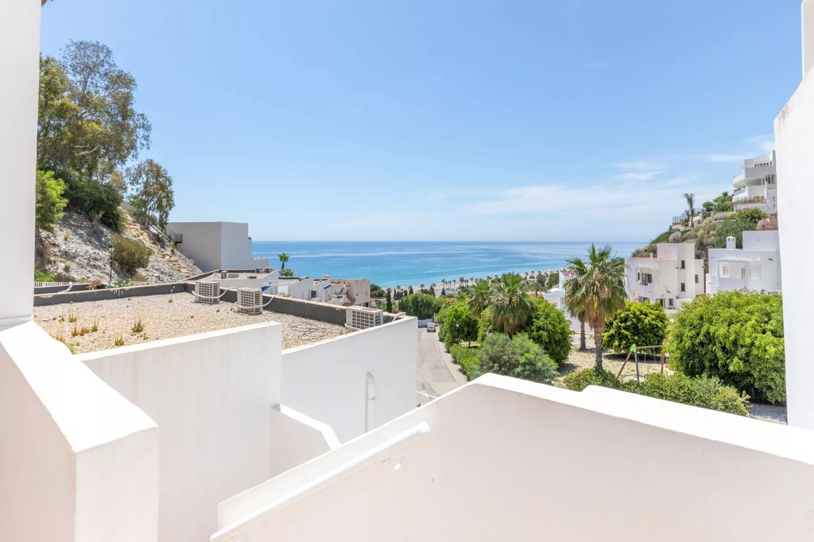 Apartamento en Mojacar-Uitzicht zomer