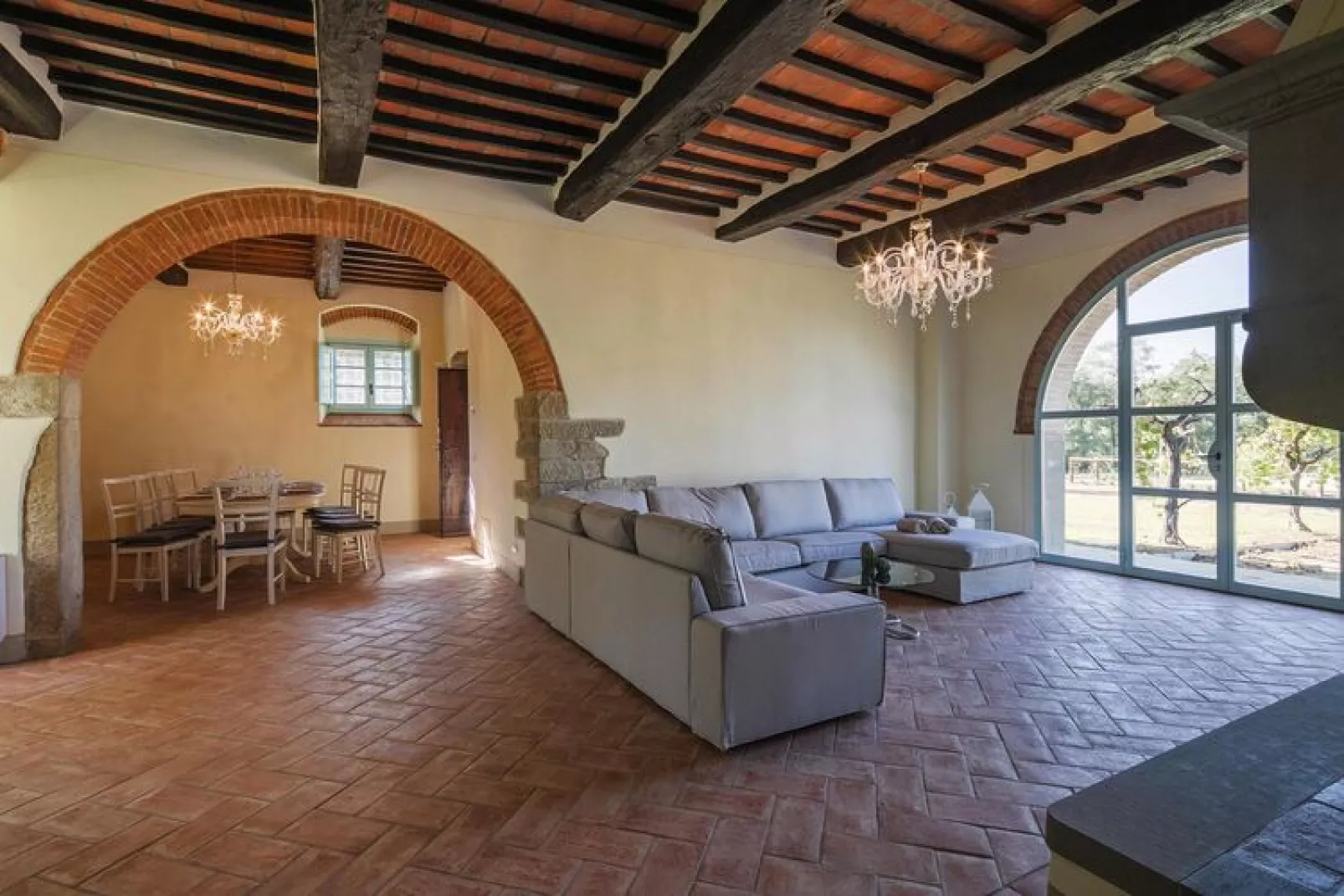 Holiday home Villa Mezzavia, Castiglion Fiorentino-Villa Mezzavia, ca. 290 qm, für 11 Pers.-Woonkamer