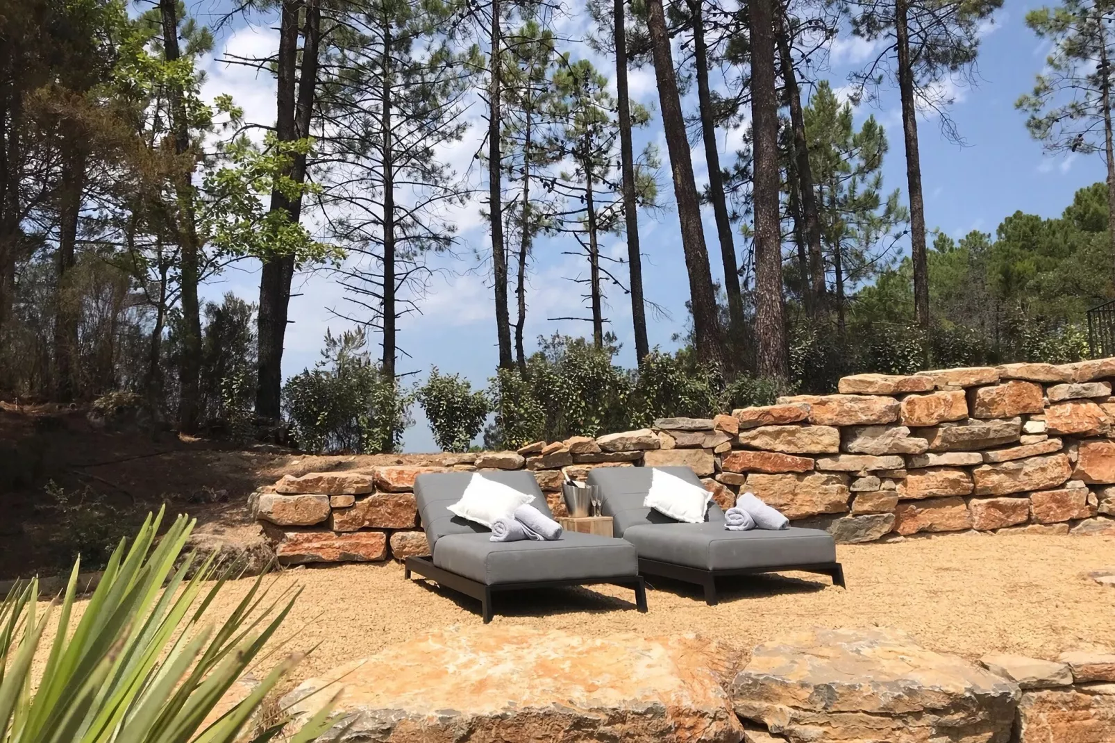 Villa Athos 14p-Tuinen zomer