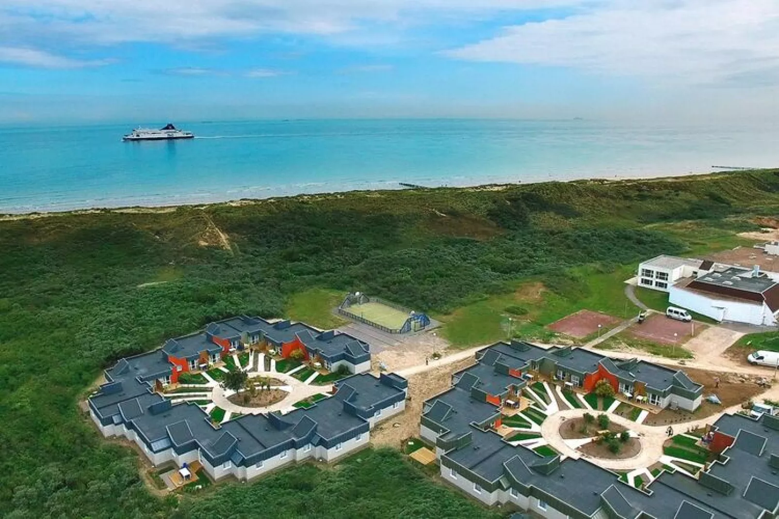 Holiday resort Côte d'Opale Blériot-Plage // Gîte/Pav 4 pcs 7 pers et 2 bébés