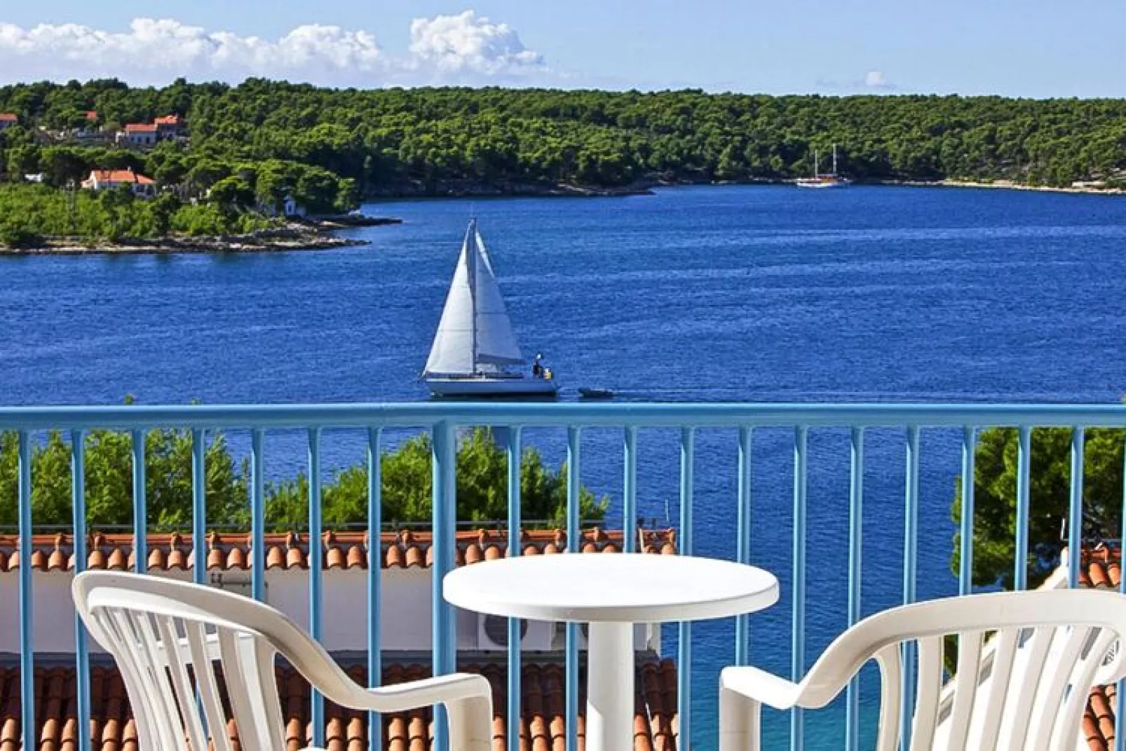 Apartments Illyrian Resort, Milna-Pool View, ca. 40 qm, für 4 Pers.-Waterzicht