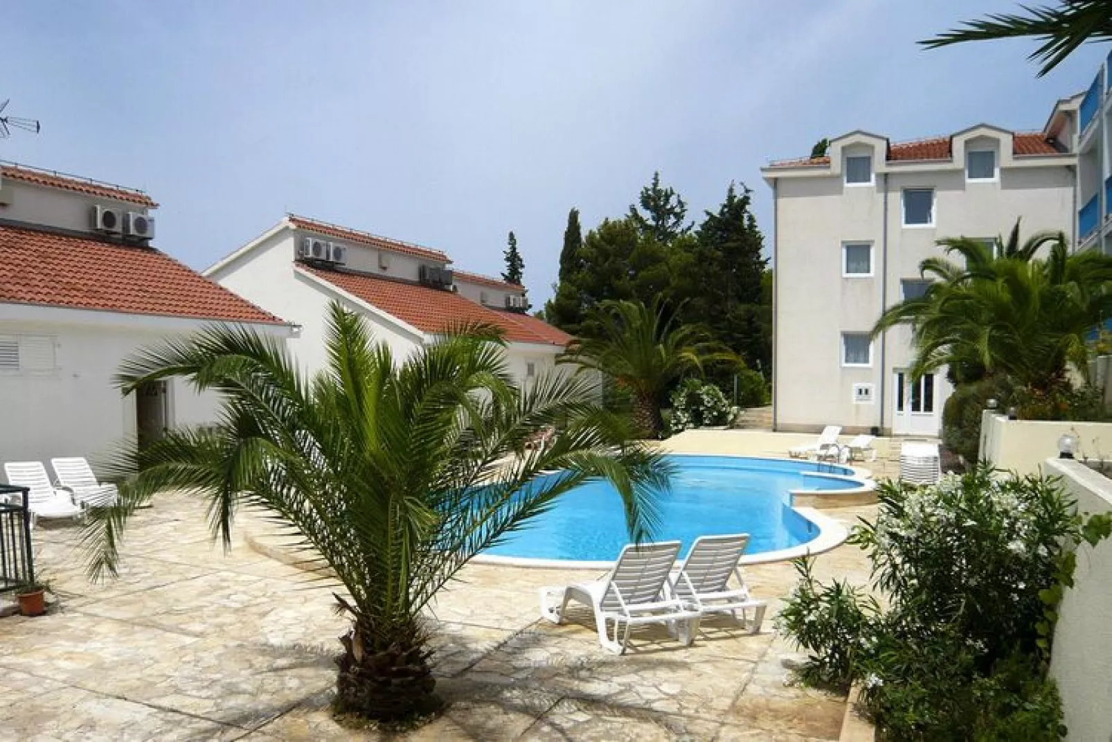 Apartments Illyrian Resort, Milna-Pool View, ca. 40 qm, für 4 Pers.-Zwembad