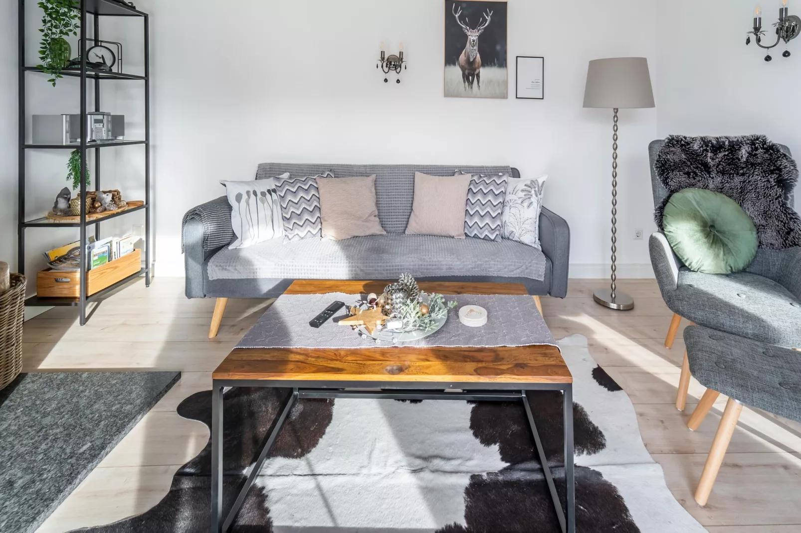 Ferienhaus Anna-Woonkamer