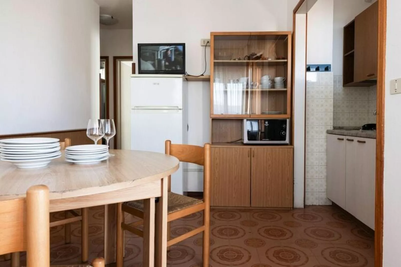 Apartments Condominio Diana, Bibione Lido del Sole-3-Raum App. 48qm, OG-Keuken