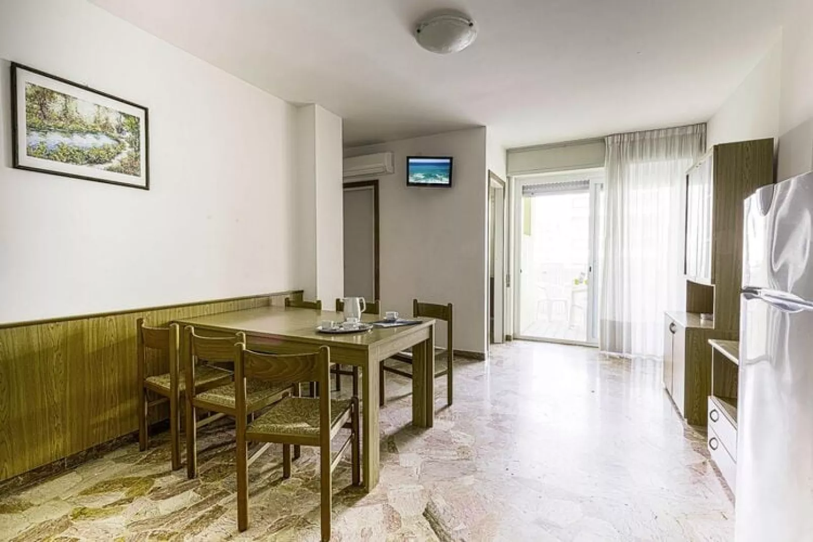 Apartments Aurora A/B, Bibione-Tipo C-6-Woonkamer