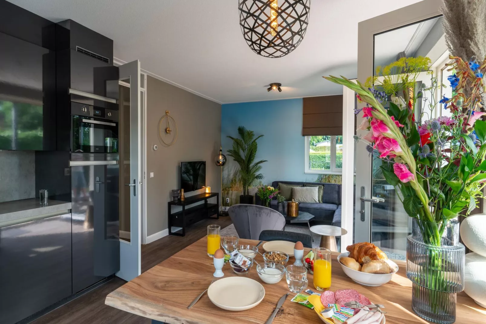 Deluxe 4 personen-Woonkamer