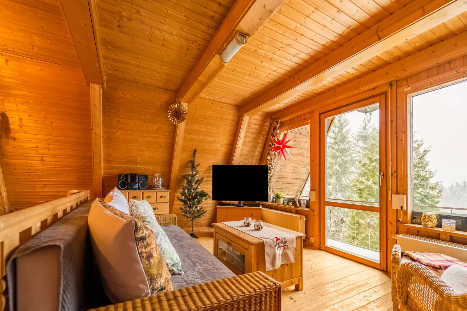 Ferienhaus Alwin-Woonkamer