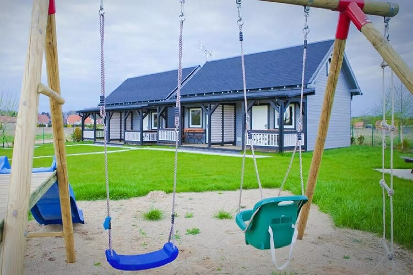 Domki wakacyjne 35 m2 dla 5 osób Rewal-Parkfaciliteiten