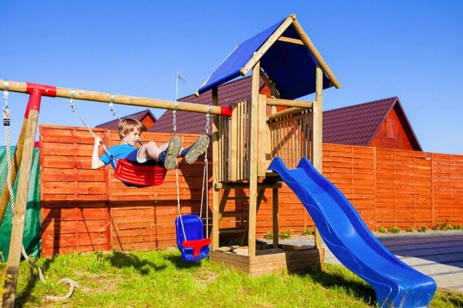 Domki wakacyjne 50 m2 dla 4 osób Rewal-Parkfaciliteiten