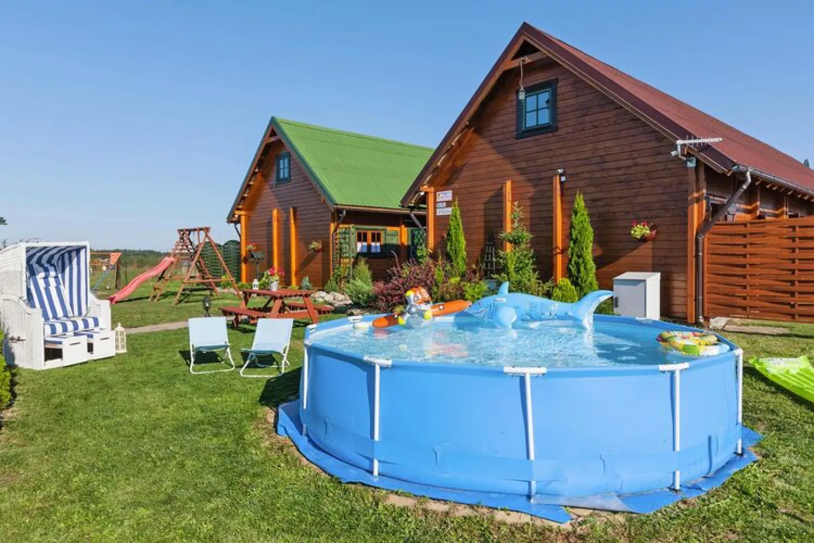 Resort in Rewal-Zwembad