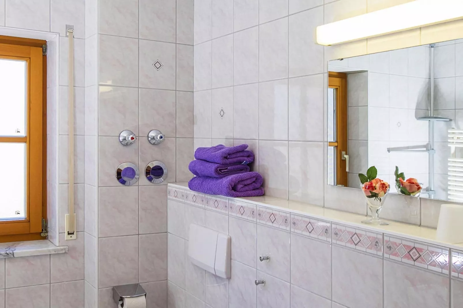 Country house Monika, Bayerisch Gmain-2-Raum, 48 qm (EG o. OG)-Badkamer