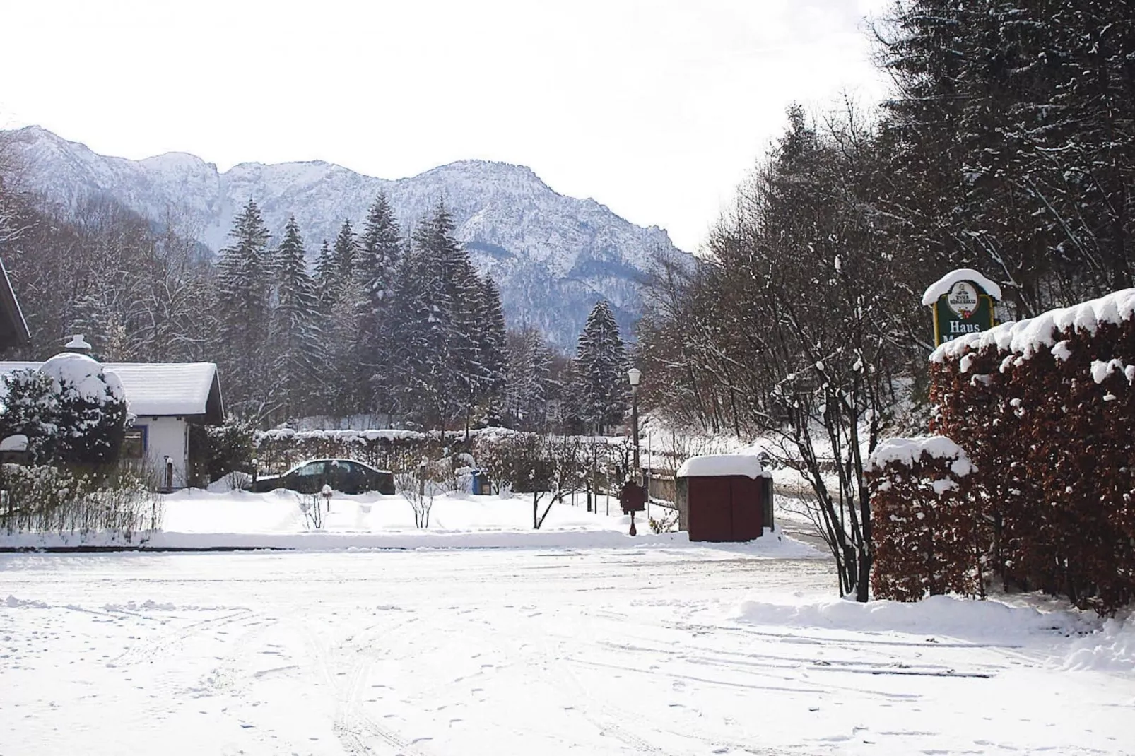 Country house Monika Bayerisch Gmain-2-Raum-App 48 qm EG o OG-Uitzicht winter