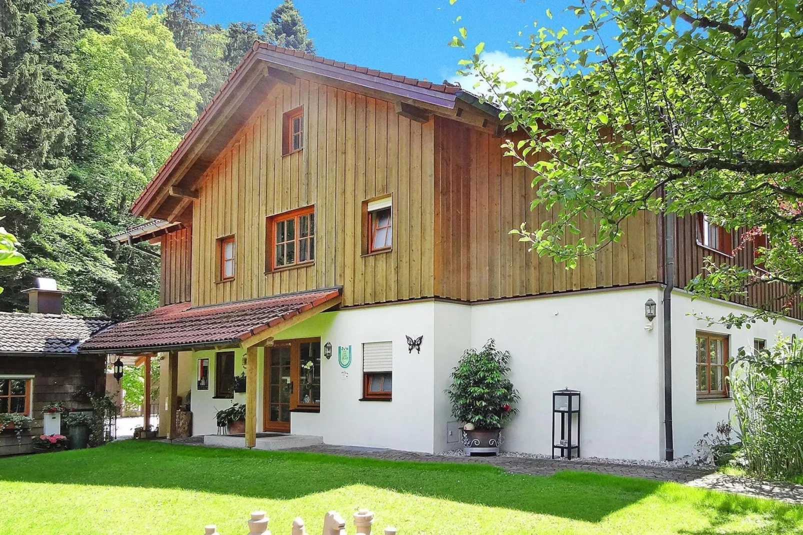 Country house Monika Bayerisch Gmain-2-Raum-App 48 qm EG o OG-Buitenkant zomer