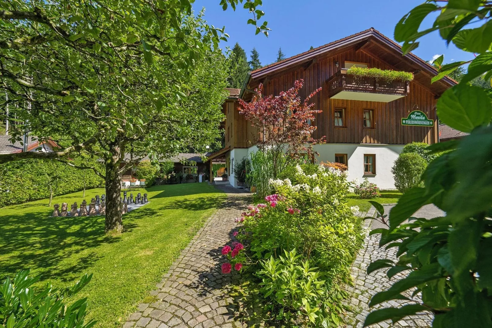 Country house Monika Bayerisch Gmain-2-Raum-App 48 qm EG o OG-Buitenkant zomer