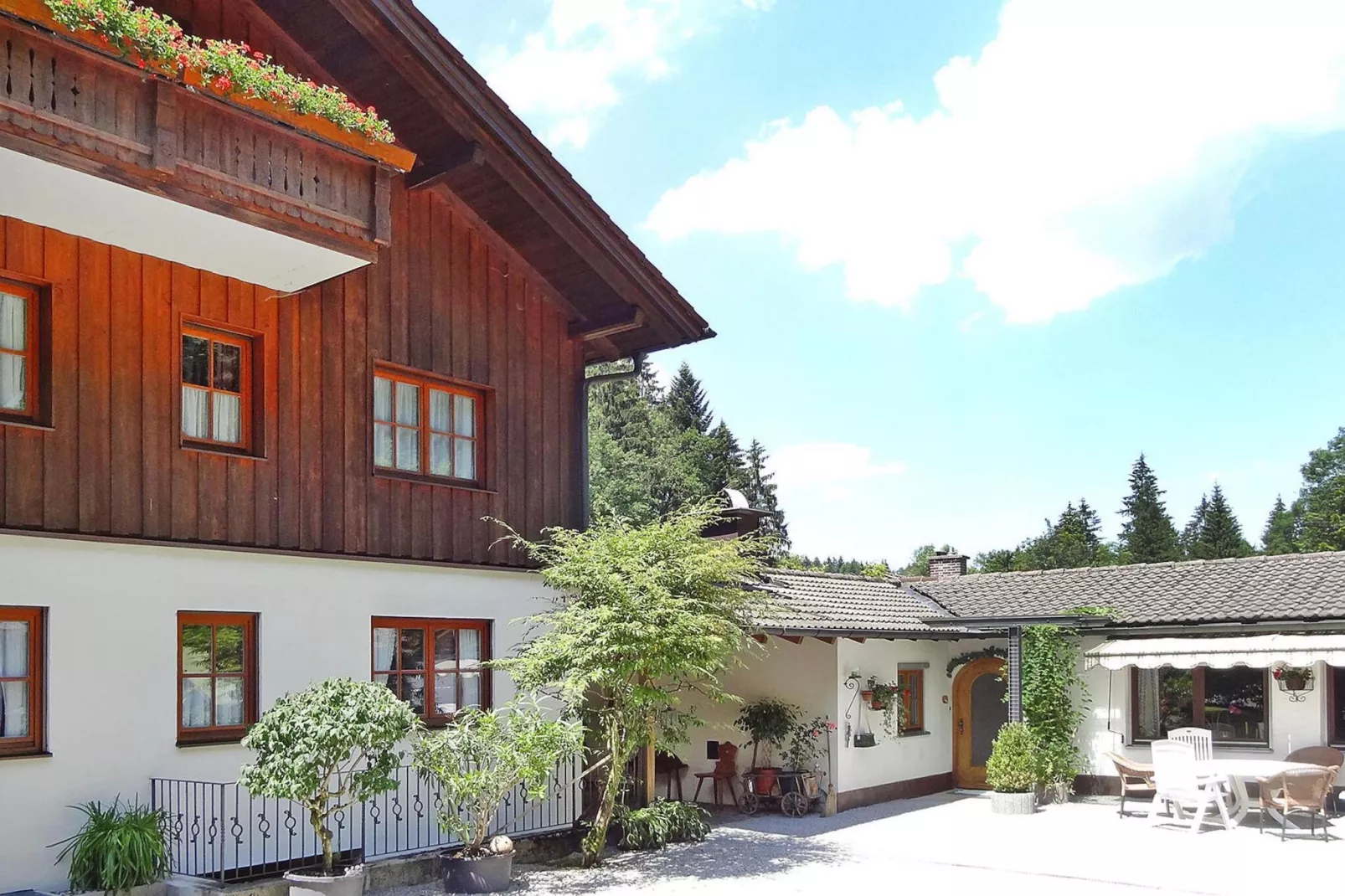 Country house Monika Bayerisch Gmain-2-Raum-App 48 qm EG o OG-Buitenkant zomer