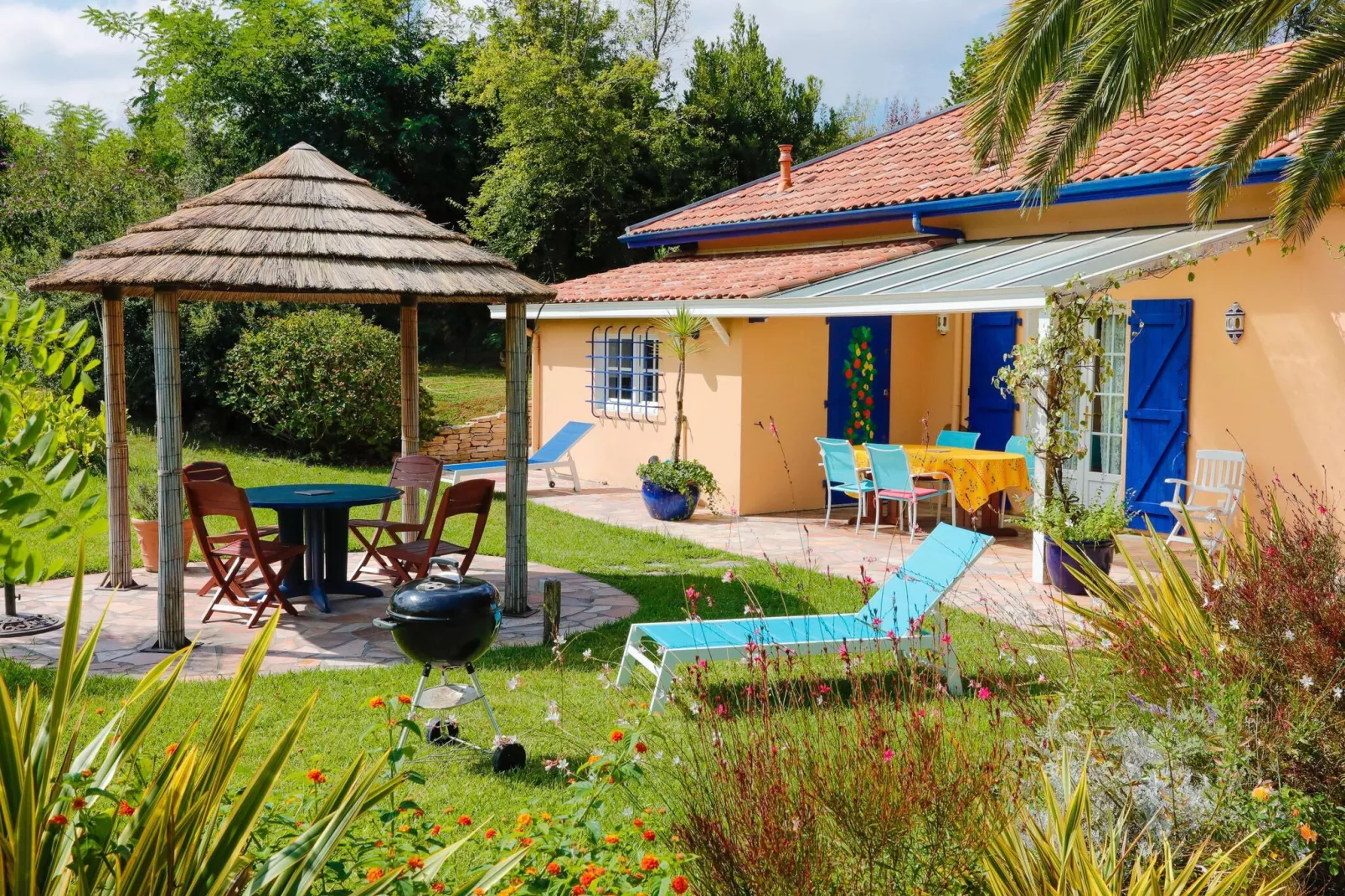 Villa 4 stars - Biarritz-Tuinen zomer