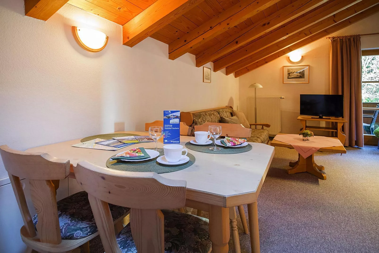 Country house Monika, Bayerisch Gmain-Studio, 48 qm (OG)-Eetkamer
