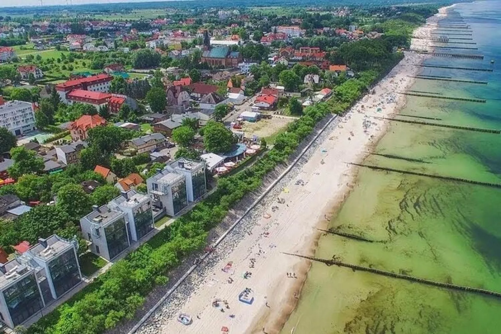 Domki wakacyjne Ustronie Morskie-Uitzicht