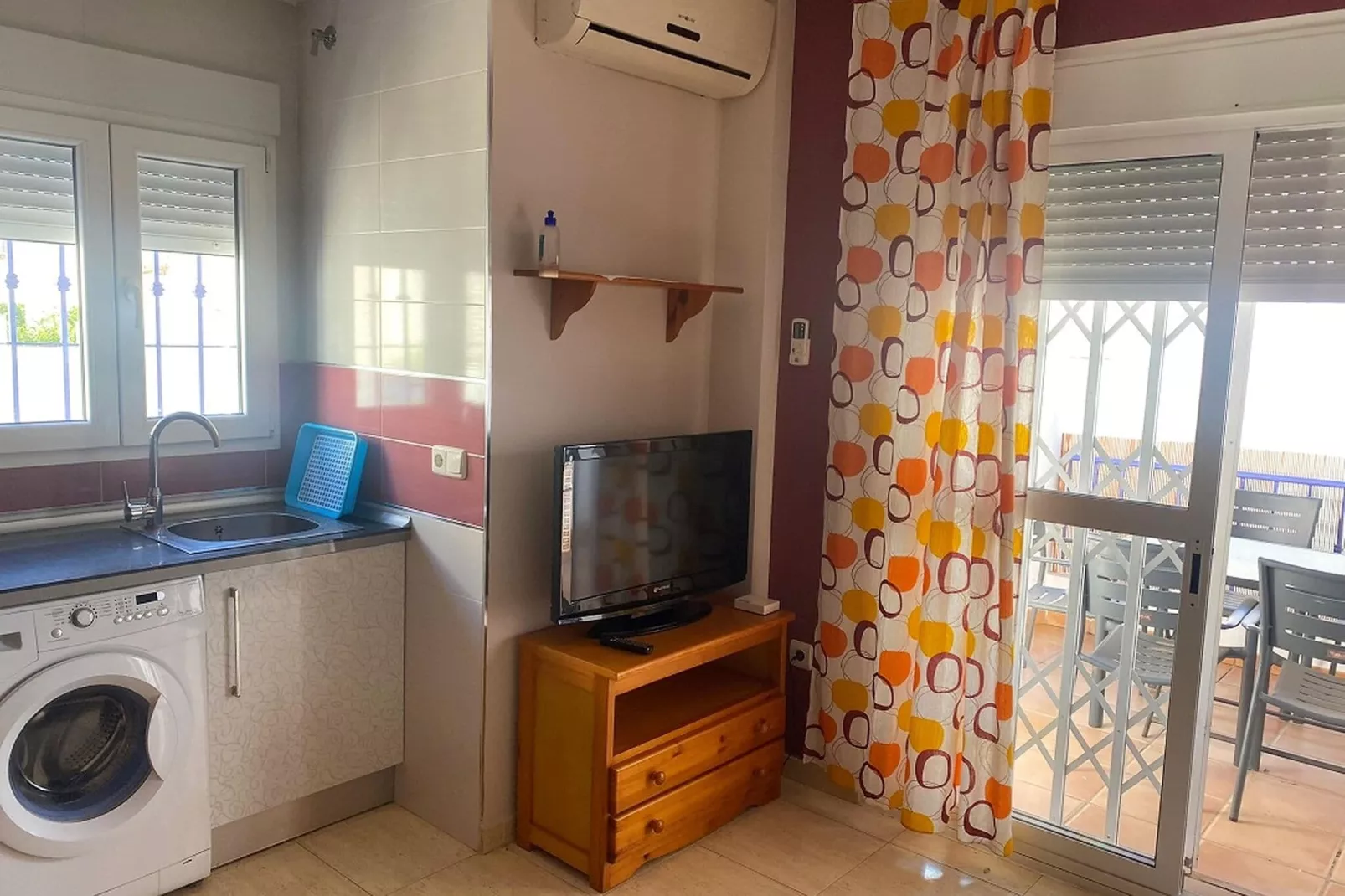 Apartamento aguamarina I-Woonkamer
