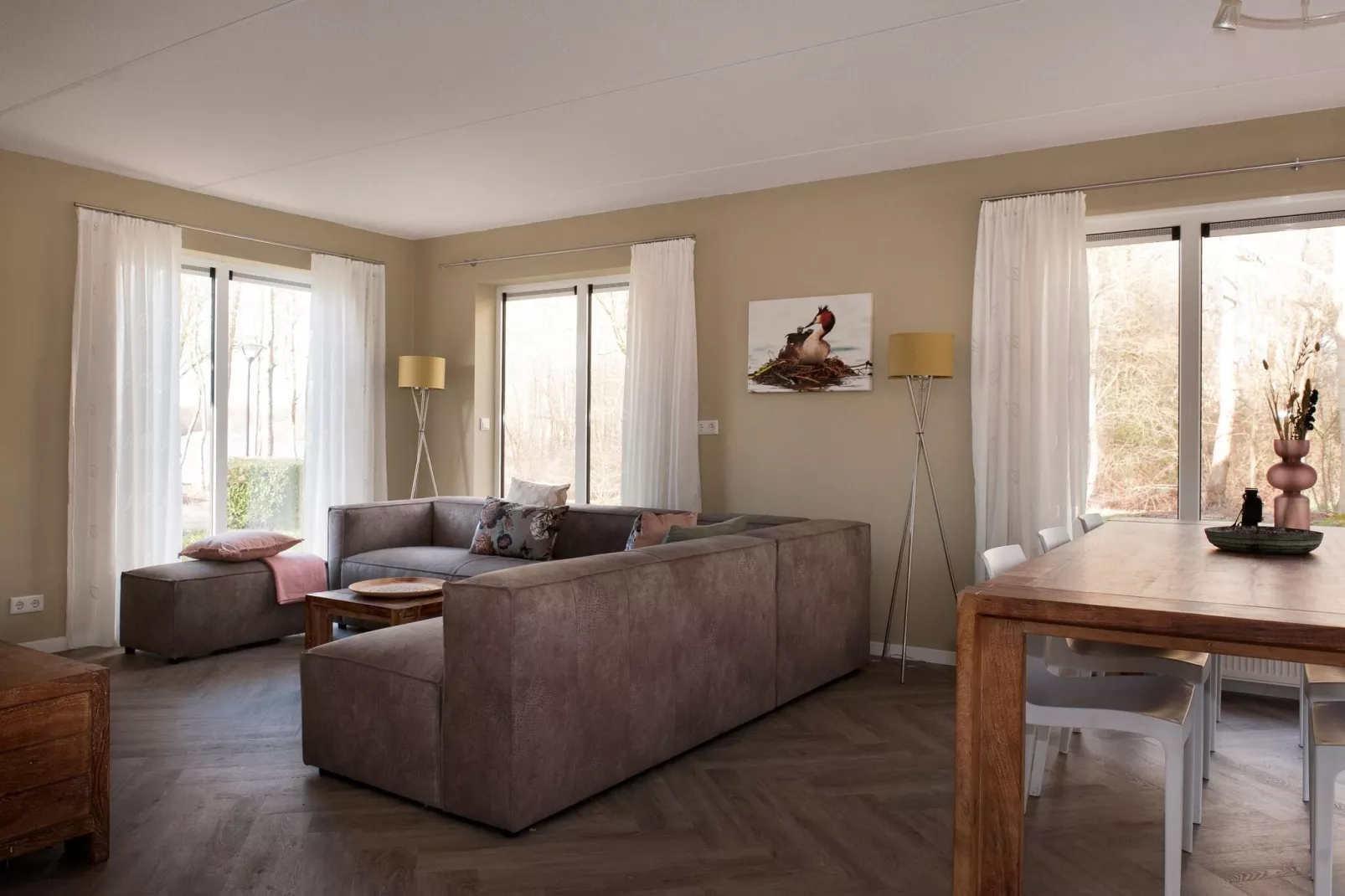 Grand Fisker Wellness de luxe met sauna buitenspa & sloep seizoensgebonden-Woonkamer