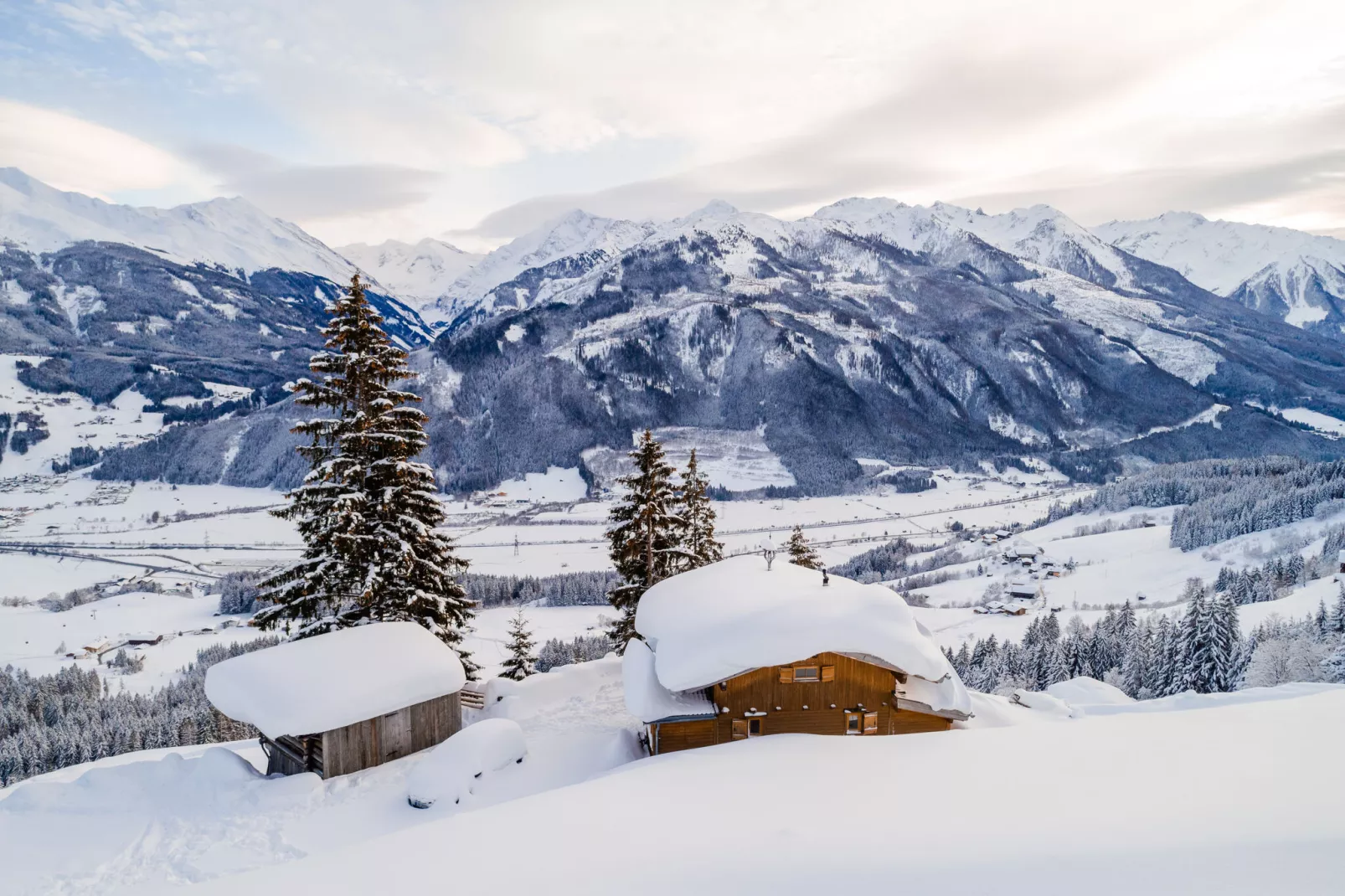 Stiermoos Hütte-Exterieur winter