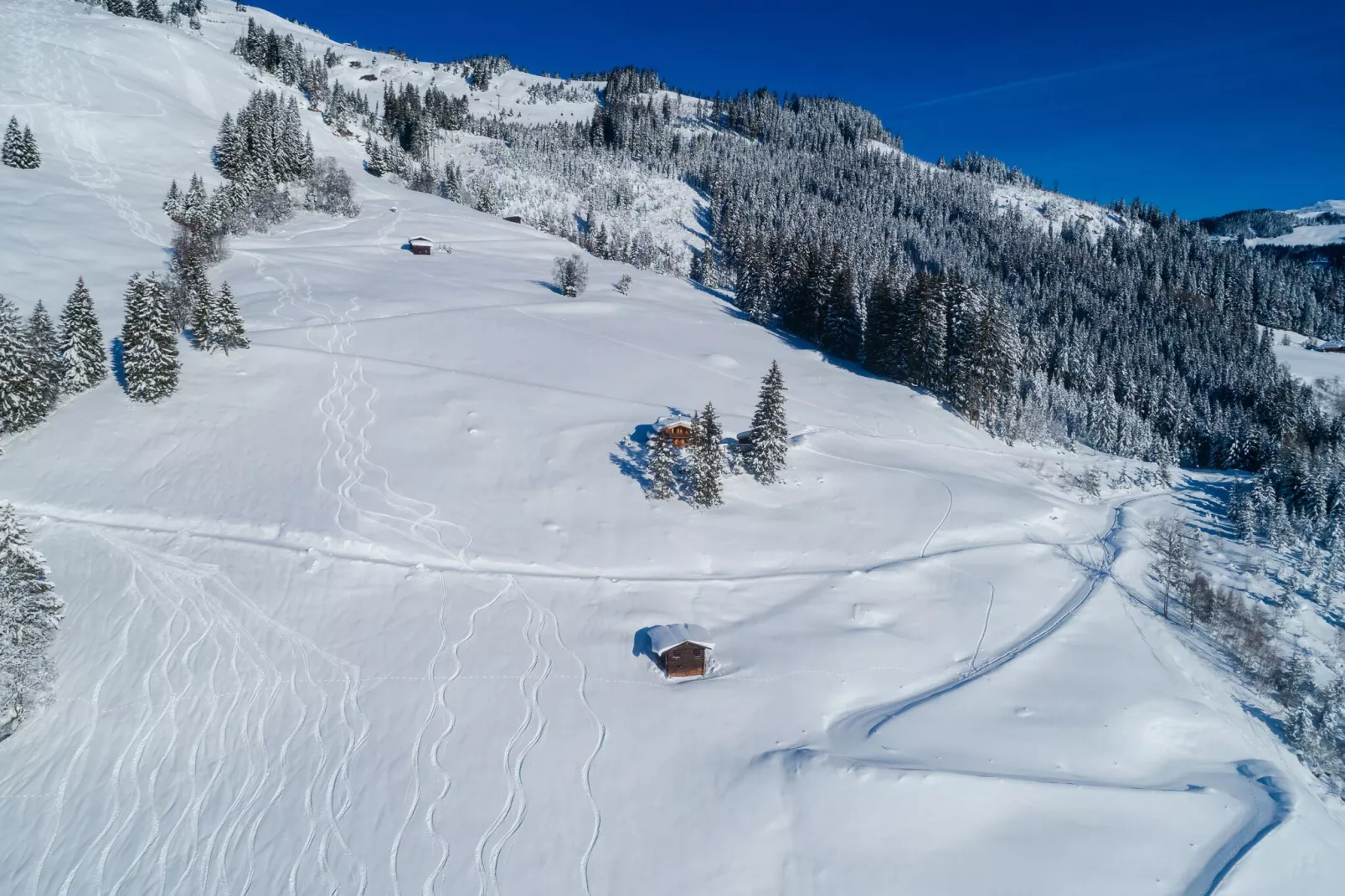 Stiermoos Hütte-Exterieur winter