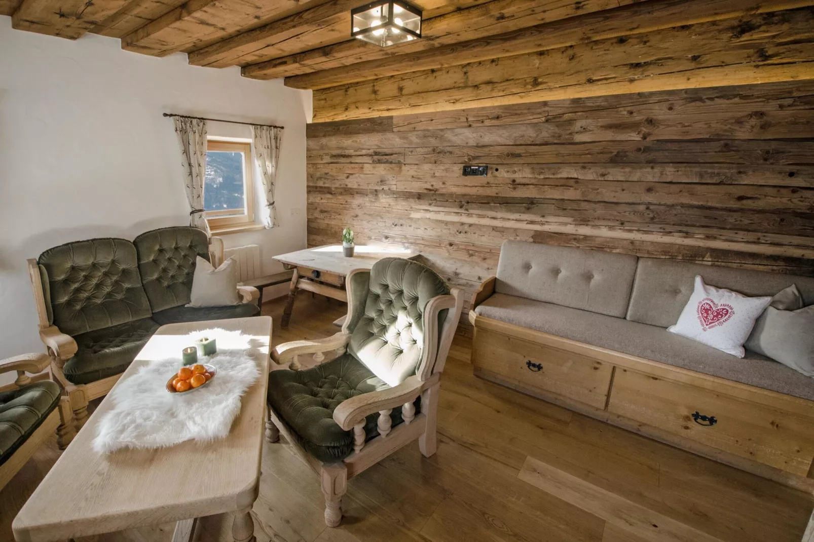 Oberholzlehen Hütte-Woonkamer
