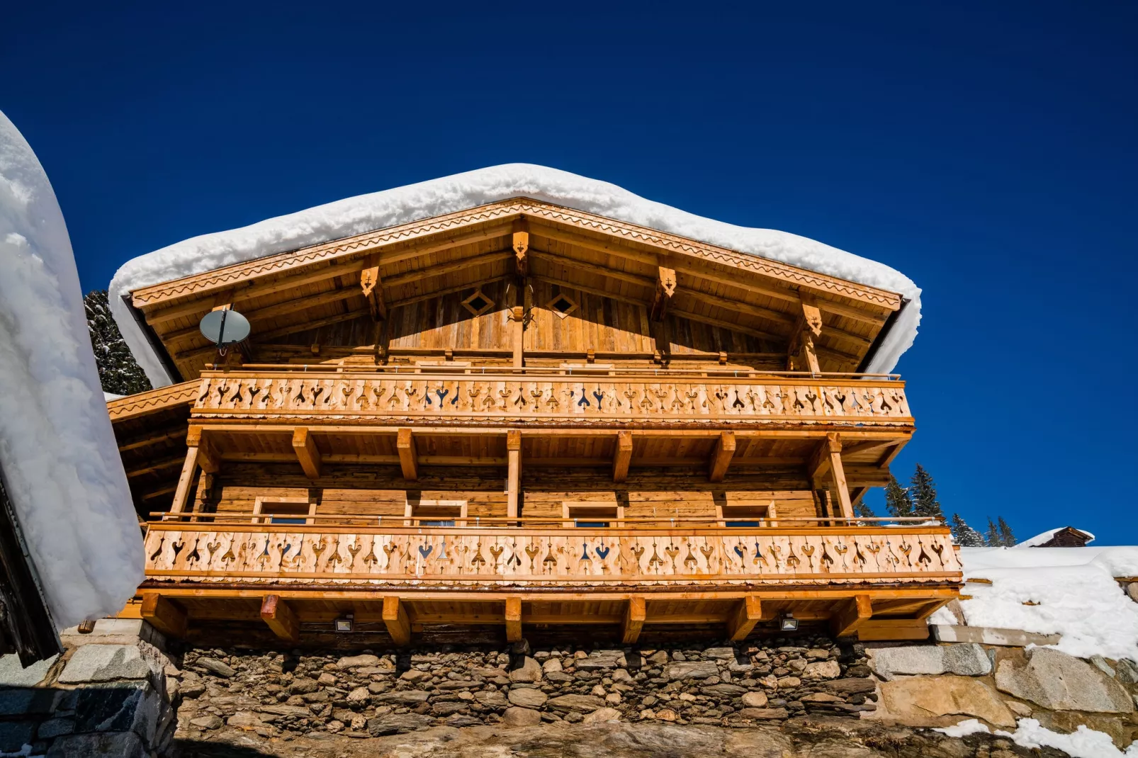 Oberholzlehen Hütte-Exterieur winter